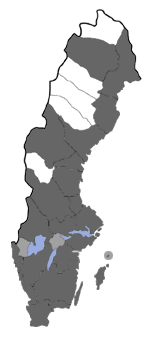 Distribution map - Acleris bergmanniana