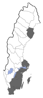 Distribution map - Acleris lorquiniana