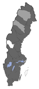 Distribution map - Adela cuprella