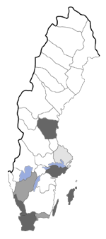 Distribution map - Agonopterix purpurea