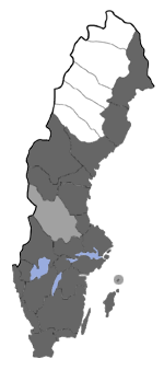 Distribution map - Apamea furva