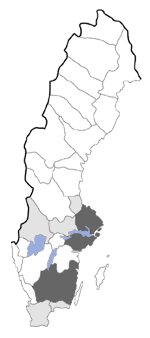 Distribution map - Apatura ilia