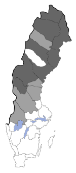 Distribution map - Argyresthia svenssoni