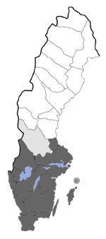 Distribution map - Bena bicolorana