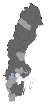 Distribution map - Chionodes lugubrella