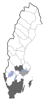 Distribution map - Cirrhia ocellaris