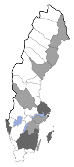 Distribution map - Coleophora arctostaphyli