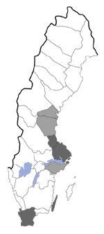 Distribution map - Coleophora dianthi