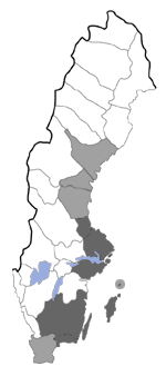 Distribution map - Coleophora expressella
