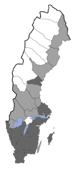 Distribution map - Coleophora laricella