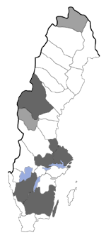 Distribution map - Coleophora paripennella