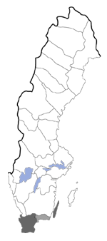 Distribution map - Coleophora pennella