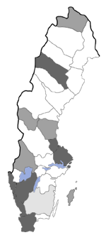 Distribution map - Coleophora ramosella
