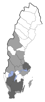 Distribution map - Coleophora squamosella