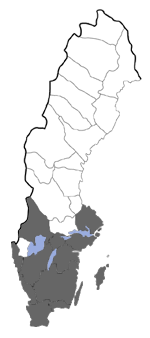 Distribution map - Colias crocea