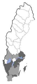 Distribution map - Coptotriche angusticollella