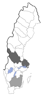 Distribution map - Corticivora piniana