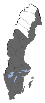 Distribution map - Crocallis elinguaria