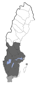 Distribution map - Cucullia gnaphalii