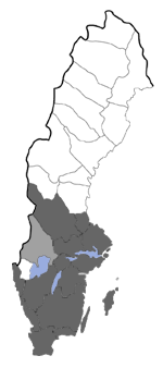 Distribution map - Cydia inquinatana