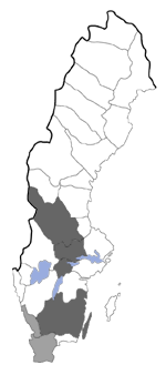 Distribution map - Dasystroma salicella