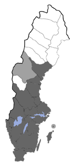 Distribution map - Deilephila porcellus
