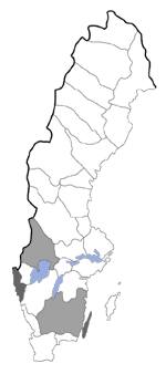 Distribution map - Depressaria albipunctella