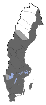 Distribution map - Depressaria badiella