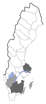 Distribution map - Elachista cingillella