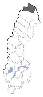 Distribution map - Elachista kebneella