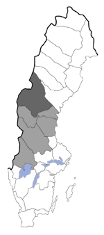 Distribution map - Elachista nielswolffi