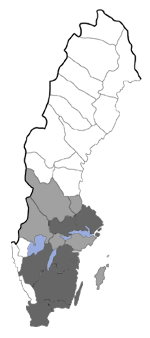 Distribution map - Elachista subnigrella