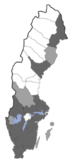 Distribution map - Elachista tengstromi