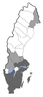 Distribution map - Elachista utonella