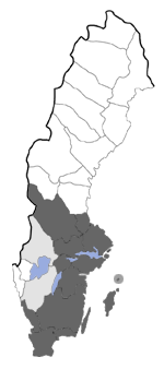 Distribution map - Elaphria venustula