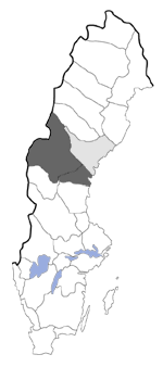 Distribution map - Endothenia hebesana