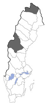 Distribution map - Entephria flavicinctata