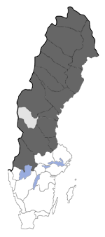 Distribution map - Erebia embla