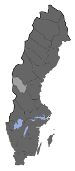 Distribution map - Eriogaster lanestris