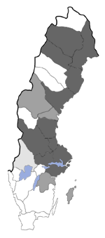 Distribution map - Euhyponomeutoides ribesiellus