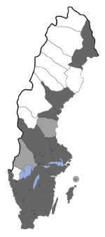 Distribution map - Eulamprotes wilkella