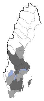 Distribution map - Euphydryas aurinia