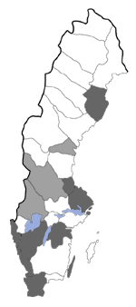 Distribution map - Gelechia cuneatella