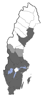 Distribution map - Gelechia sabinellus
