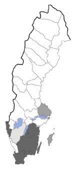Distribution map - Grapholita pallifrontana