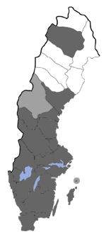 Distribution map - Hoplodrina octogenaria