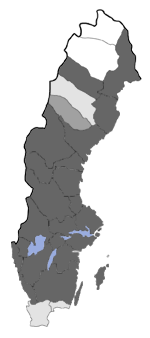 Distribution map - Leptidea juvernica