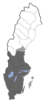 Distribution map - Leucodonta bicoloria