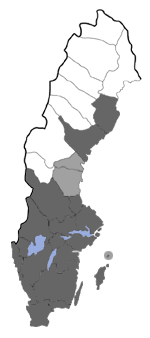 Distribution map - Limnaecia phragmitella