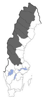 Distribution map - Macaria fusca
